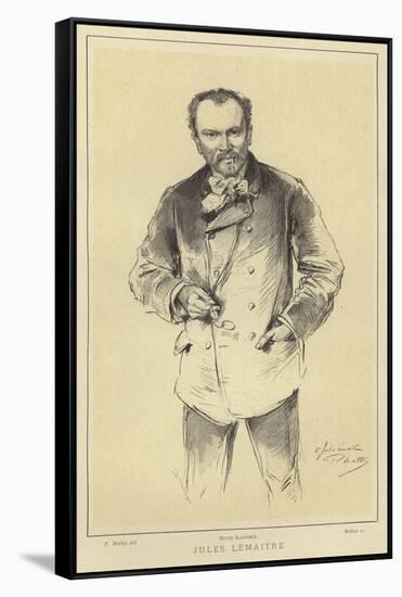 Jules Lemaitre, French Critic and Dramatist-Paul Mathey-Framed Stretched Canvas