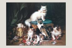 A Basket of Mischief-Jules Leroy-Giclee Print