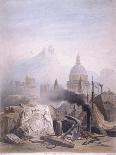 Nave of St Paul's Cathedral, Looking East Towards the Choir, City of London, 1850-Jules Louis Arnout-Giclee Print