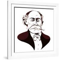 Jules Massenet - caricature-Neale Osborne-Framed Giclee Print