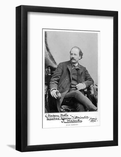 Jules Massenet in 1892-null-Framed Photographic Print