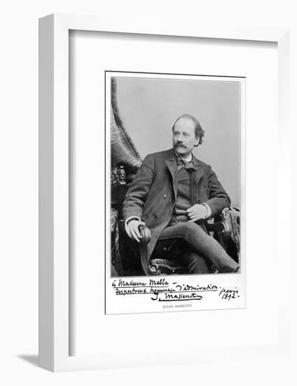 Jules Massenet in 1892-null-Framed Photographic Print