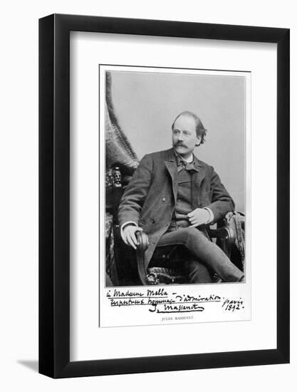 Jules Massenet in 1892-null-Framed Photographic Print