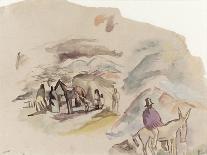 Eight Woman Arranged About the Landscape, Huit Femmes Autour D'Un Paysage, 1917-Jules Pascin-Giclee Print