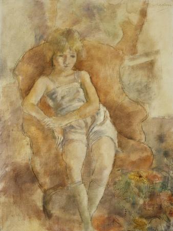 Young Boy Seated, Jeune Fils Assise