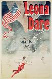 Ballooning: 'Leona Dare' Poster, 1890-Jules Ranard-Giclee Print