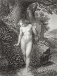 Eve's Reflection in the Water, from a French Edition of 'Paradise Lost' by John Milton-Jules Richomme-Giclee Print