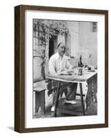 Jules Romains, French Poet and Writer, 1935-null-Framed Giclee Print