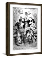 Jules Verne (1828-190) Autour De La Lune, 1865-null-Framed Giclee Print