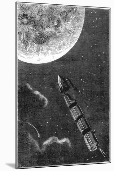 Jules Verne (1828-190), De La Terre a La Lune, 1865-null-Mounted Giclee Print