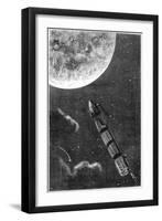 Jules Verne (1828-190), De La Terre a La Lune, 1865-null-Framed Premium Giclee Print