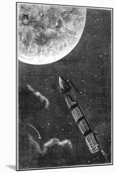 Jules Verne (1828-190), De La Terre a La Lune, 1865-null-Mounted Giclee Print