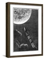 Jules Verne (1828-190), De La Terre a La Lune, 1865-null-Framed Giclee Print