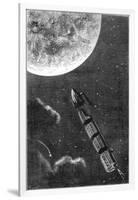 Jules Verne (1828-190), De La Terre a La Lune, 1865-null-Framed Giclee Print