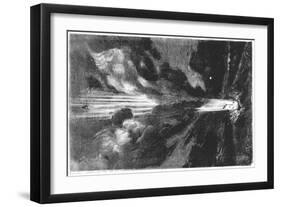 Jules Verne (1828-190), De La Terre a La Lune, 1865-null-Framed Giclee Print