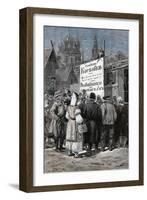 Jules Verne, "César Cascabel", Illustration-Jules Verne-Framed Giclee Print