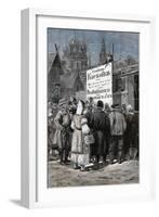 Jules Verne, "César Cascabel", Illustration-Jules Verne-Framed Giclee Print