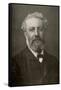 Jules Verne, French Author-Science Source-Framed Stretched Canvas