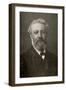 Jules Verne, French Author-Science Source-Framed Giclee Print