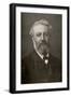 Jules Verne, French Author-Science Source-Framed Giclee Print