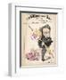 Jules Verne French Science Fiction Writer-Andr? Gill-Framed Photographic Print