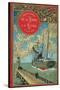 Jules Verne, "From the Earth to the Moon", Cover-Jules Verne-Stretched Canvas