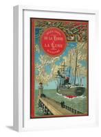 Jules Verne, "From the Earth to the Moon", Cover-Jules Verne-Framed Giclee Print