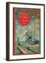 Jules Verne, "From the Earth to the Moon", Cover-Jules Verne-Framed Giclee Print