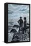 Jules Verne, "Hector Servadac", Illustration-Jules Verne-Framed Stretched Canvas