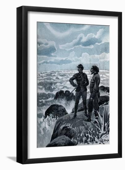 Jules Verne, "Hector Servadac", Illustration-Jules Verne-Framed Giclee Print