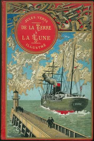 Jules Verne, "From the Earth to the Moon", Cover