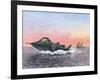 Jules Verne's Nautilus Submarine, Artwork-Richard Bizley-Framed Photographic Print