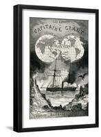 Jules Verne, "The Children of Captain Grant"-Jules Verne-Framed Premium Giclee Print