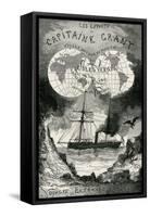 Jules Verne, "The Children of Captain Grant"-Jules Verne-Framed Stretched Canvas