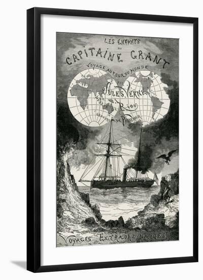 Jules Verne, "The Children of Captain Grant"-Jules Verne-Framed Giclee Print