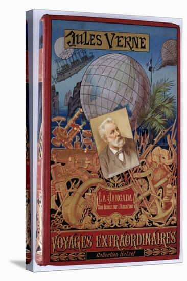 Jules Verne, "The Jangada 800 Leagues on the Amazon", Cover-Jules Verne-Stretched Canvas