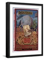 Jules Verne, "The Jangada 800 Leagues on the Amazon", Cover-Jules Verne-Framed Giclee Print