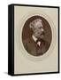 Jules Verne-Lock-Framed Stretched Canvas
