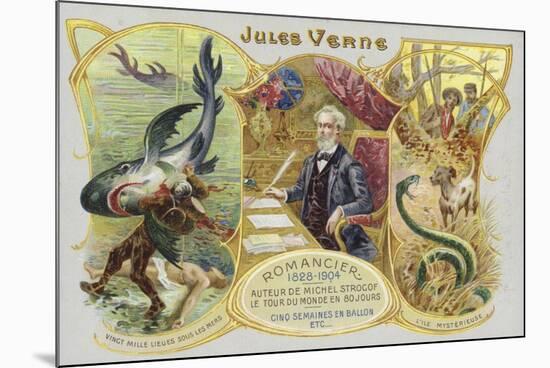 Jules Verne-null-Mounted Giclee Print