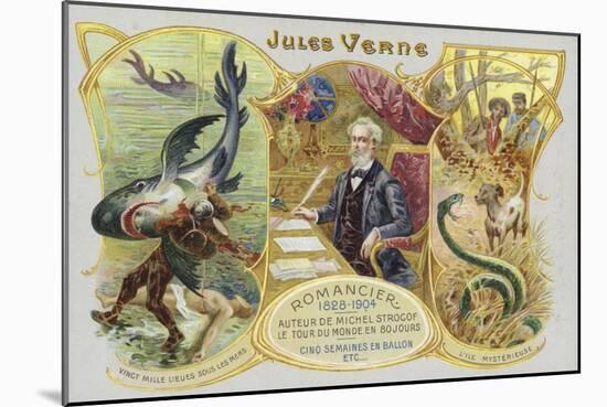 Jules Verne-null-Mounted Giclee Print