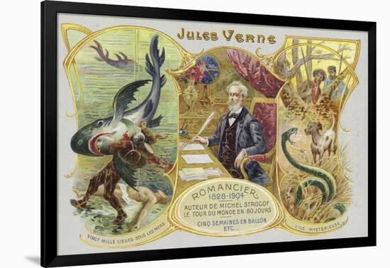 Jules Verne-null-Framed Giclee Print