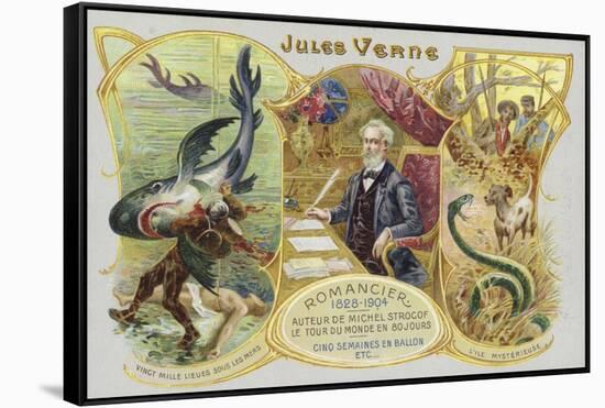 Jules Verne-null-Framed Stretched Canvas