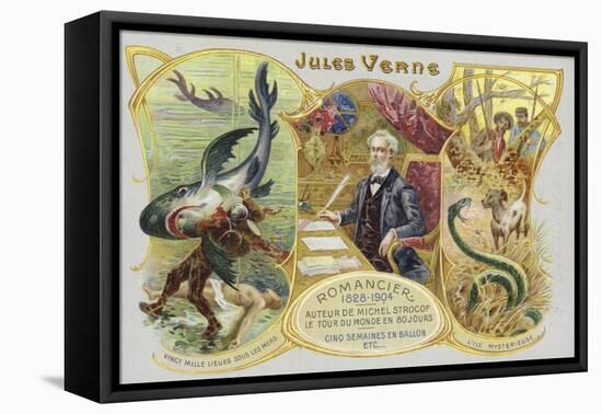 Jules Verne-null-Framed Stretched Canvas