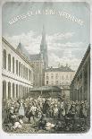 The Covered Market in Nantes, Ca 1850-Jules Voirin-Framed Giclee Print