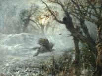 Snow in Forest, 1885-Juli Julievich Klever-Framed Giclee Print