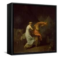 Julia and Fulvia-Nicolai Abraham Abildgaard-Framed Stretched Canvas