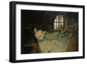 Julia Capulet, the Wedding Day Morning, 1874-Gabriel Von Max-Framed Giclee Print