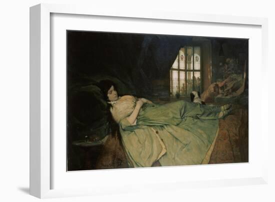 Julia Capulet, the Wedding Day Morning, 1874-Gabriel Von Max-Framed Giclee Print