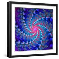 Julia Fractal-Laguna Design-Framed Premium Photographic Print