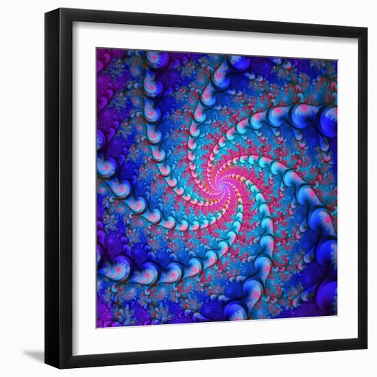 Julia Fractal-Laguna Design-Framed Premium Photographic Print